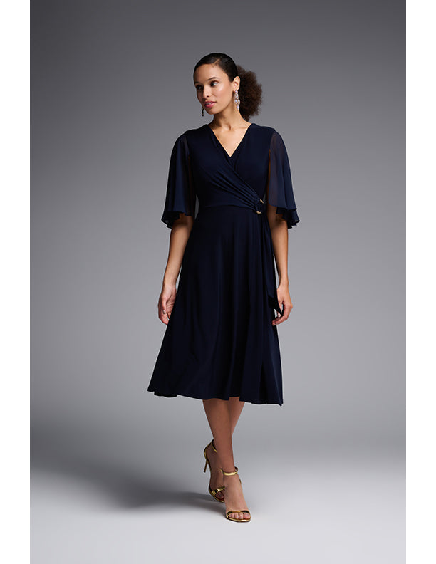 Joseph Ribkoff Silky Knit Fit And Flare Dress