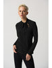 Joseph Ribkoff Long-Sleeve Bow Neck Top