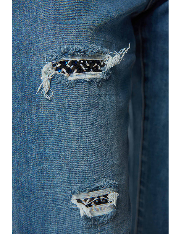 Boutique best sale distressed jeans