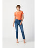 Joseph Ribkoff Classic Slim Jeans with Embellished Hem