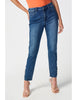 Joseph Ribkoff Classic Slim Jeans with Embellished Hem