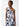 Joseph Ribkoff Silky Knit Geometric Print One Shoulder Top
