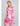 Joseph Ribkoff Chiffon Floral One Shoulder Cape Dress
