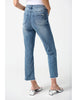 Joseph Ribkoff Denim Frayed Hem Straight Jeans