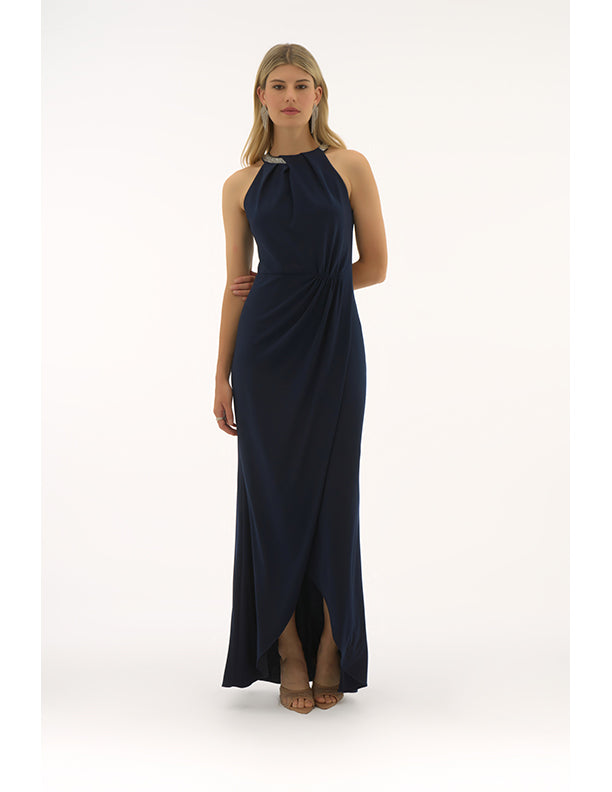 Joseph Ribkoff Signature | Silky Knit Halter Gown