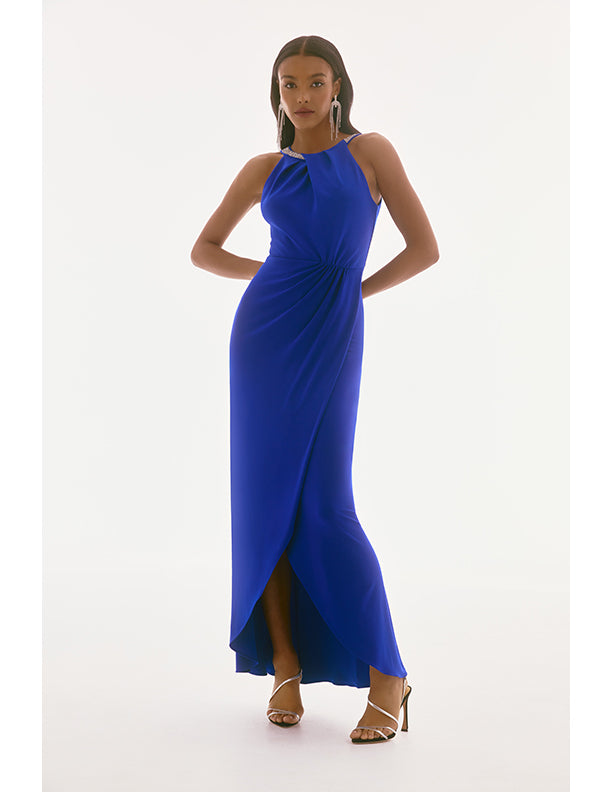 Joseph Ribkoff Signature | Silky Knit Halter Gown