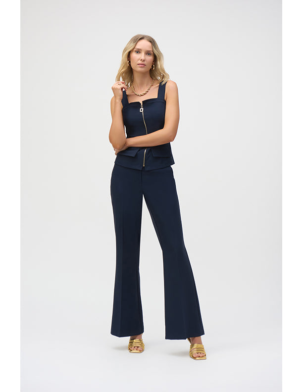 Joseph Ribkoff Lux Twill Flared Pull-On Pants
