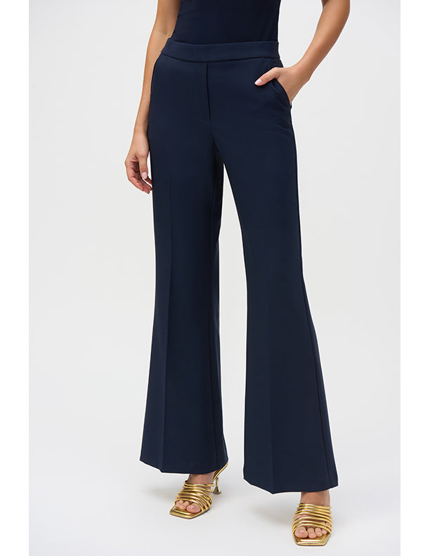 Joseph Ribkoff Lux Twill Flared Pull-On Pants