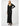 Joseph Ribkoff Silky Knit & Leatherette Wide-Leg Jumpsuit