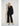 Joseph Ribkoff Signature | Silky Knit Wide Leg Pants with Rhinestone Detail