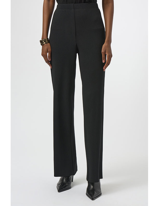 Joseph Ribkoff Pleated Scuba Crepe Wide-Leg Pants