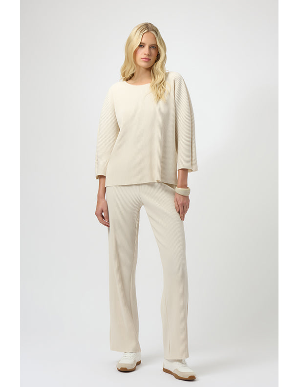Joseph Ribkoff Pleated Scuba Crepe Boxy Top
