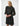 Joseph Ribkoff Pleated Chiffon Aline Dress with Neck Tie