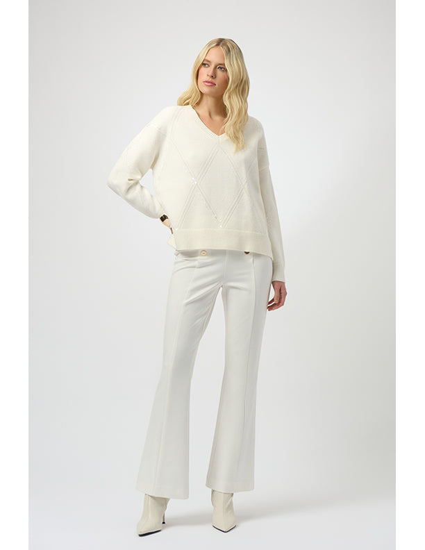 Joseph Ribkoff Sweater Knit Pullover with Sequins