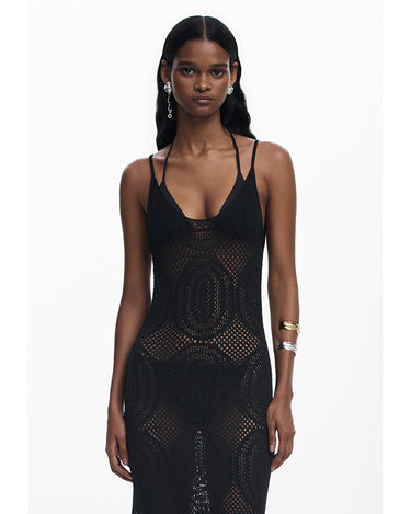 Desigual Crochet strap dress – Classic Boutique