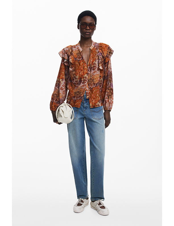 Desigual Romantic Paisley Blouse