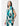 Joseph Ribkoff Textured Satin Geometric Print Boxy Top With Front Ties