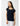 Joseph Ribkoff Silky Knit Straight Top With Guipure At Neckline