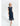 Joseph Ribkoff Signature | Guipure Soutache Trumpet Dress With Ruffle Hem
