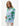 Joseph Ribkoff Cotton Stripe Floral Print Boxy Blouse