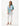 Joseph Ribkoff Cotton Stripe Floral Print Boxy Blouse