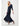 Joseph Ribkoff Signature | Scuba Crepe and Chiffon Ruffled Trumpet Gown