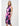 Joseph Ribkoff Floral Print Satin Halter Neck Dress