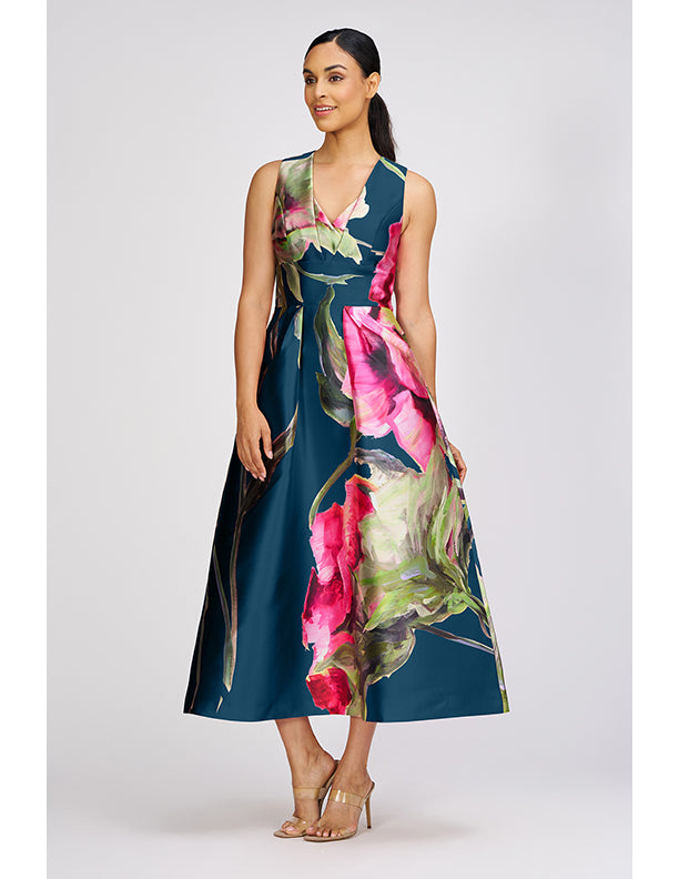Kay Unger Regina Tea Length Dress