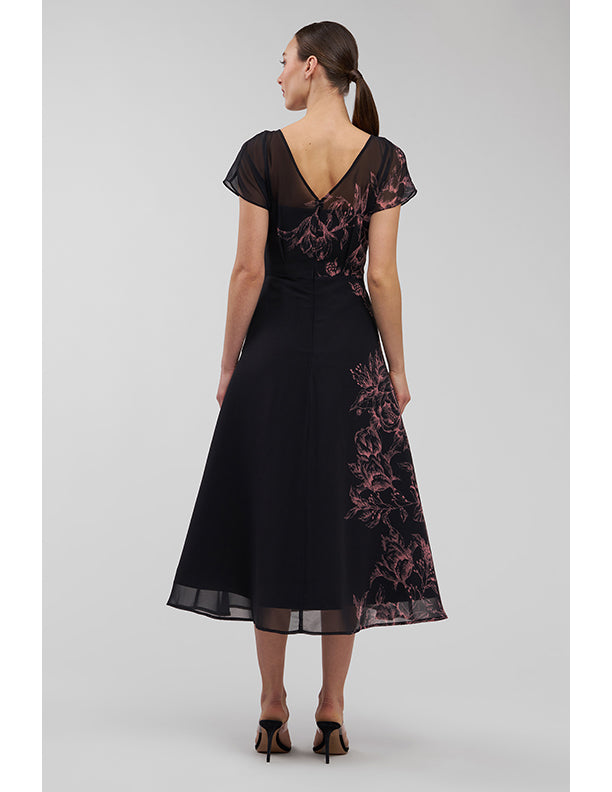 Kay Unger Mariella Tea Length Dress