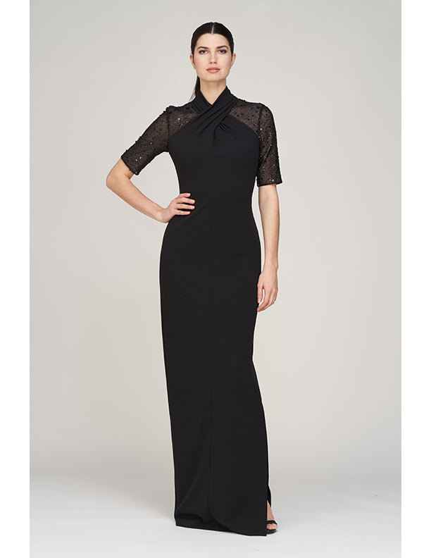 JS COLLECTIONS Aintana Column Gown