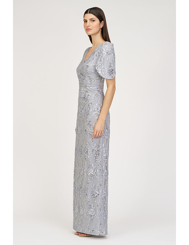 JS COLLECTIONS Elena Column Gown