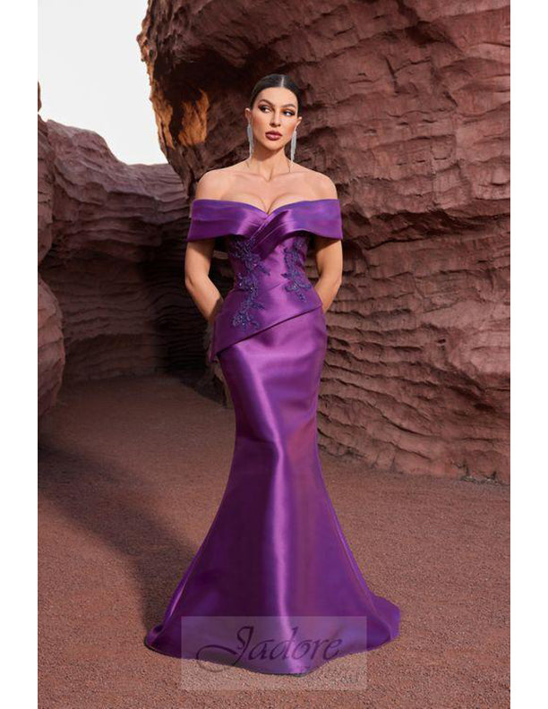 Jadore Silk Satin Gown